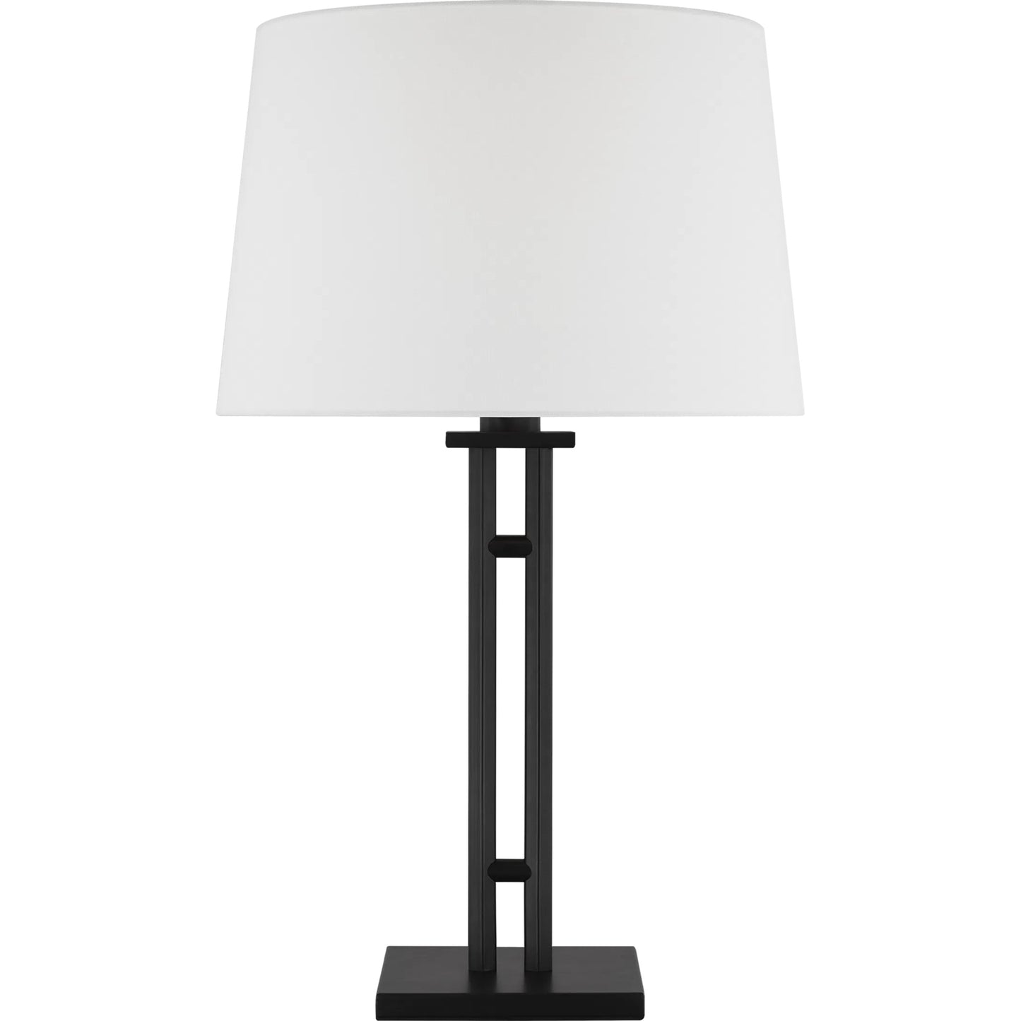 001 SI-2237854 | Primary Silo | Haddon Medium Table Lamp by Visual Comfort & Co. in aged iron. Made from steel in a unique style.
