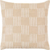 Desert Tan, Warm Grey, Off-White, Pearl / Down Feather / 18" x 18"
