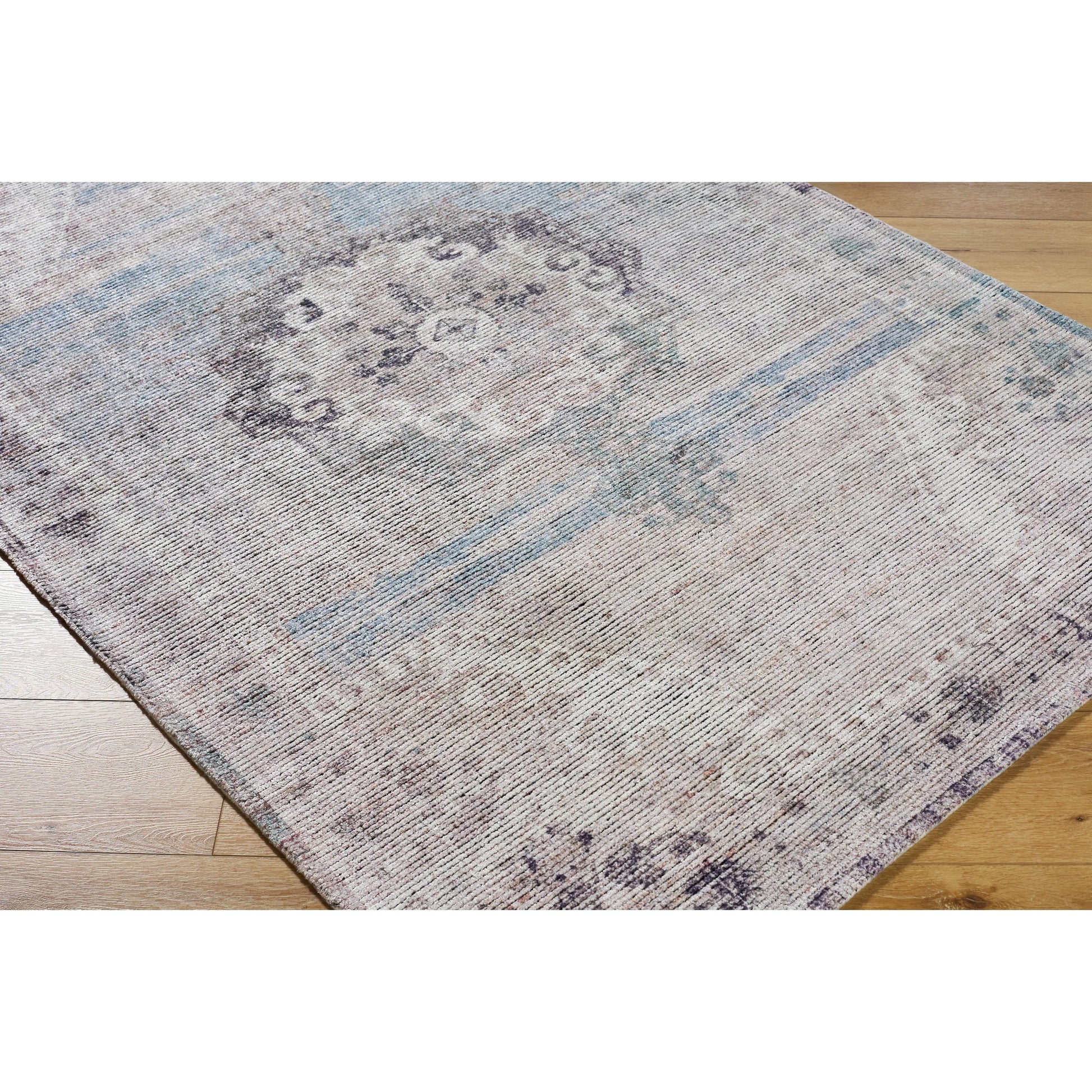 Luton LTN-2300 Rug by Livabliss in mauve, dusty rose, sage, sky blue, taupe. Made from polyester in a unique style.