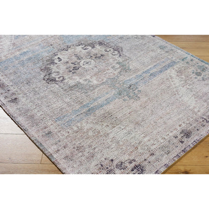 Luton LTN-2300 Rug by Livabliss in mauve, dusty rose, sage, sky blue, taupe. Made from polyester in a unique style.