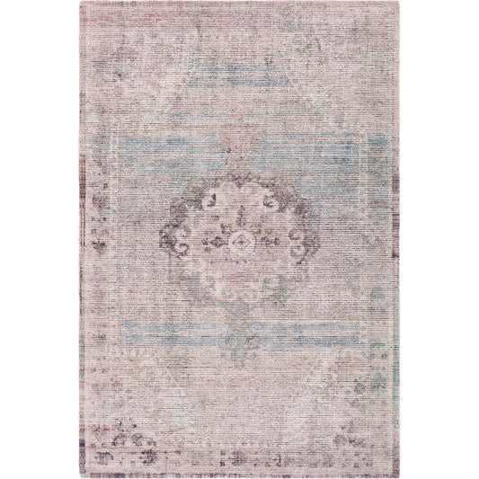 Luton LTN-2300 Rug by Livabliss in mauve, dusty rose, sage, sky blue, taupe. Made from polyester in a unique style.
