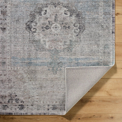 Luton LTN-2300 Rug by Livabliss in mauve, dusty rose, sage, sky blue, taupe. Made from polyester in a unique style.