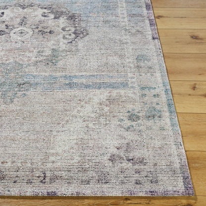 Luton LTN-2300 Rug by Livabliss in mauve, dusty rose, sage, sky blue, taupe. Made from polyester in a unique style.
