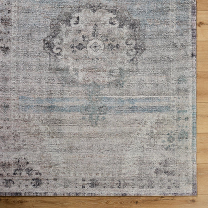 Luton LTN-2300 Rug by Livabliss in mauve, dusty rose, sage, sky blue, taupe. Made from polyester in a unique style.