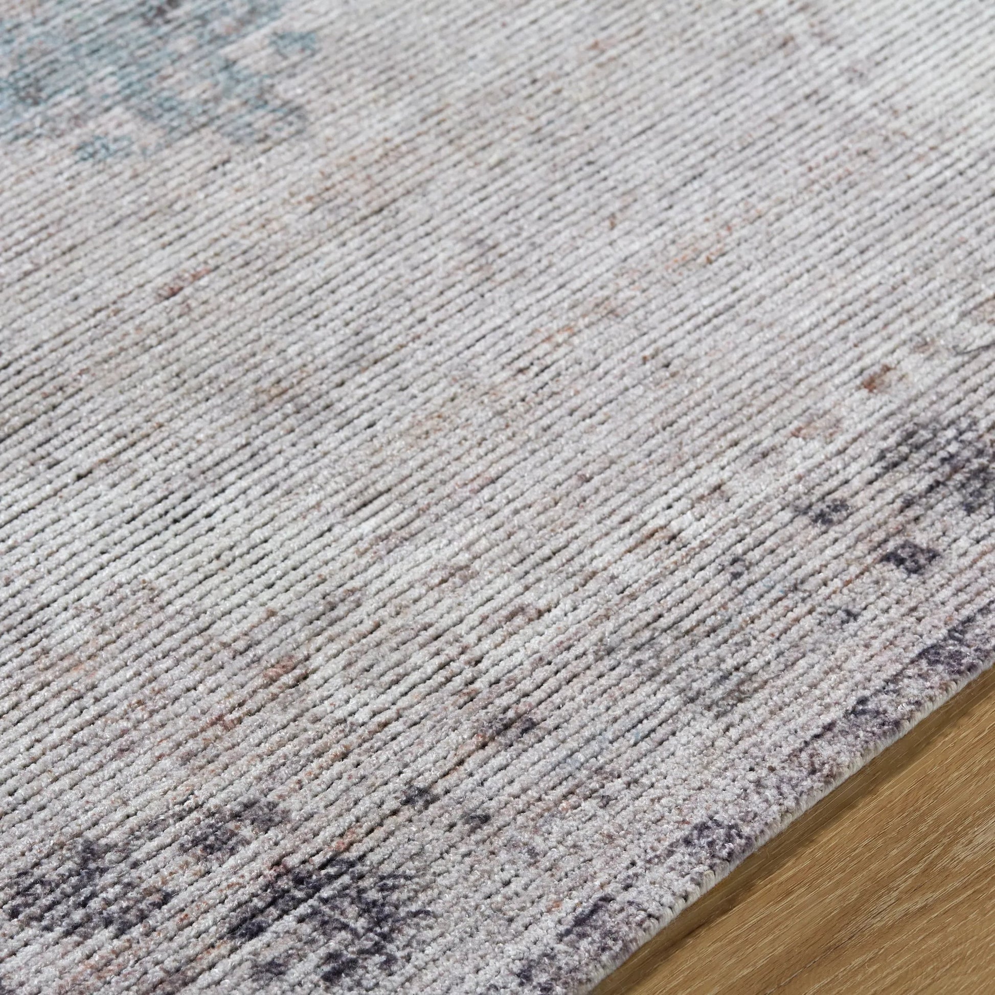 Luton LTN-2300 Rug by Livabliss in mauve, dusty rose, sage, sky blue, taupe. Made from polyester in a unique style.