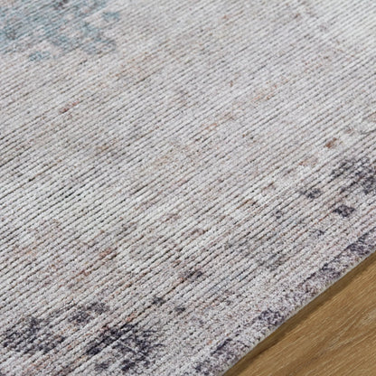 Luton LTN-2300 Rug by Livabliss in mauve, dusty rose, sage, sky blue, taupe. Made from polyester in a unique style.