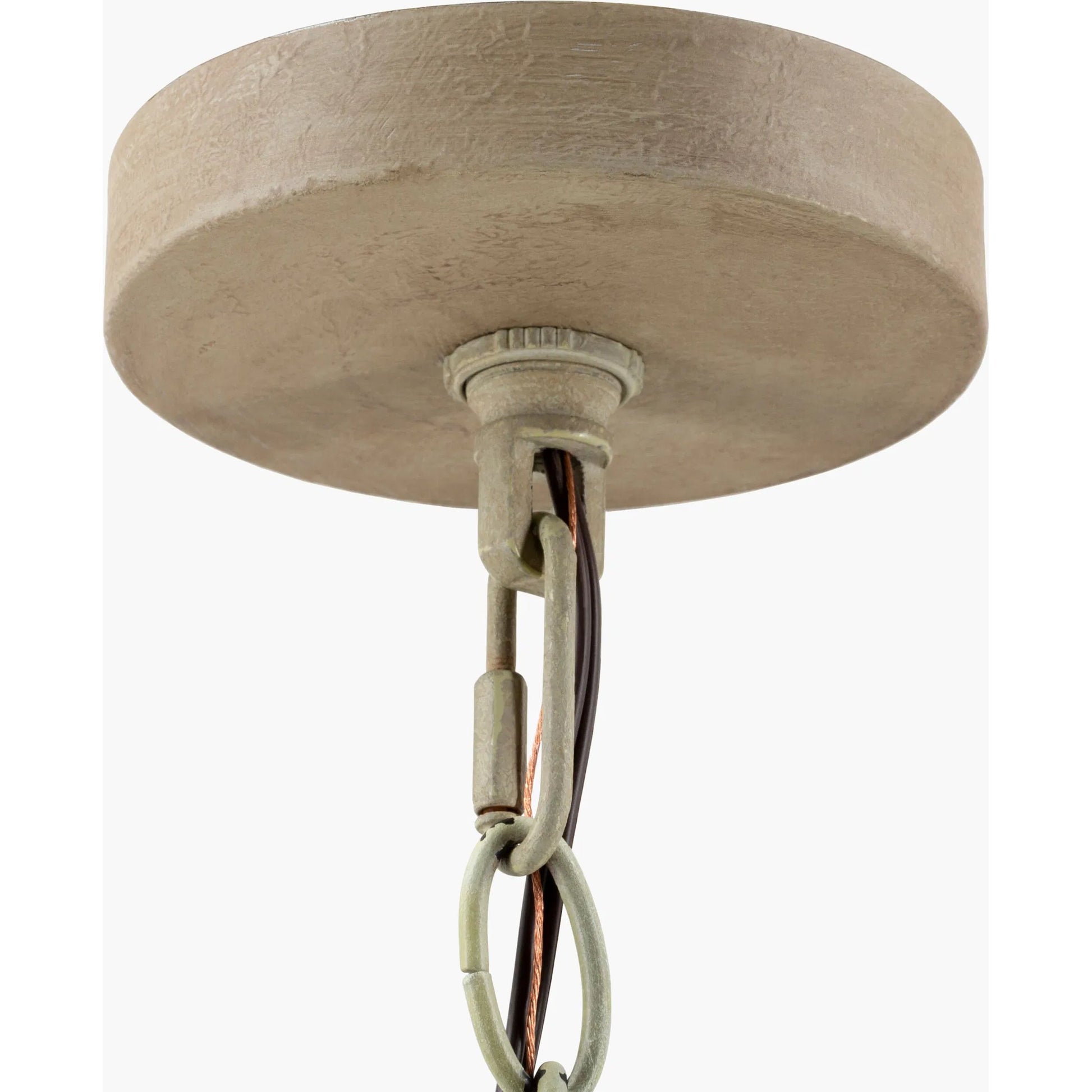 Malton Ceiling Light - 25305 by Surya in gray, gold, black and painted. Made from metal in a modern style.