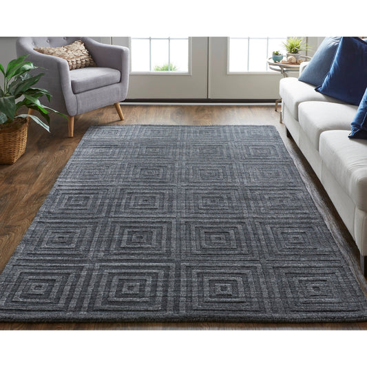 Redford Transitional Solid Rug - 8670F by Feizy. Made from 70% viscose, 30% wool in a unique style.