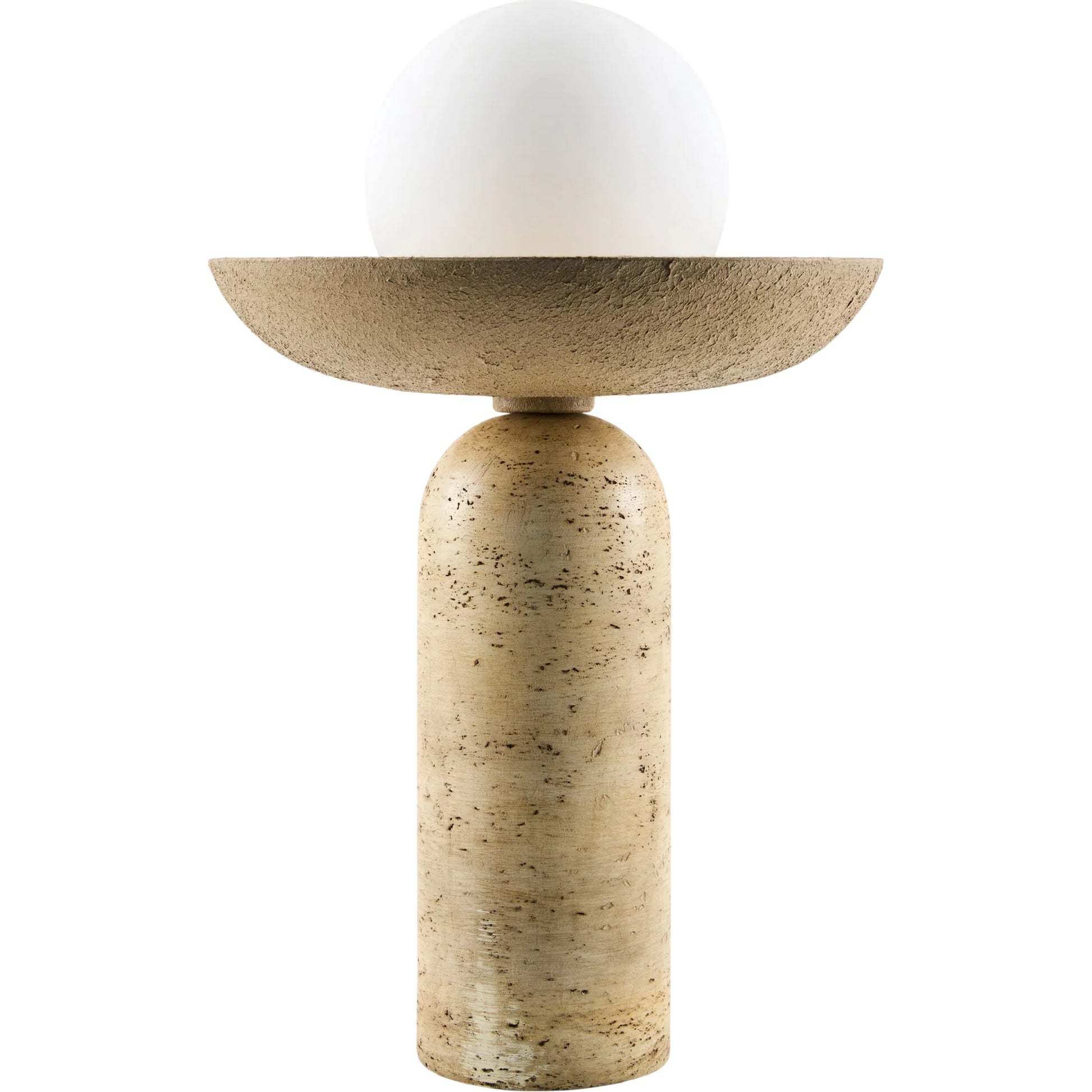 Laterza Accent Table Lamp by Surya in wheat. Made from resin in a unique style.