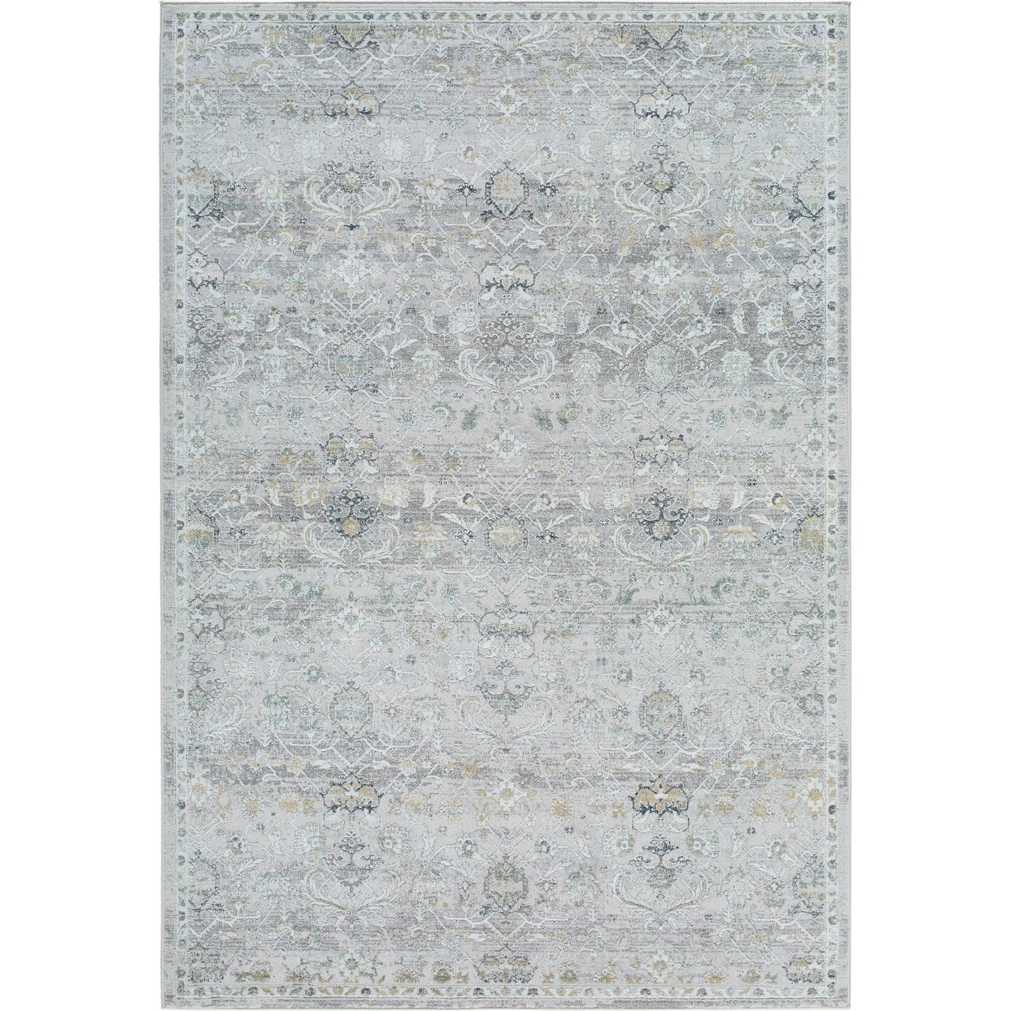001 SI-2245991,SI-2245992,SI-2245993 | Primary Silo | Lorenz LTZ-2301 Rug by Livabliss in light sage, light gray, gray, ivory, sage. Made from polypropylene, polyester in a unique style.