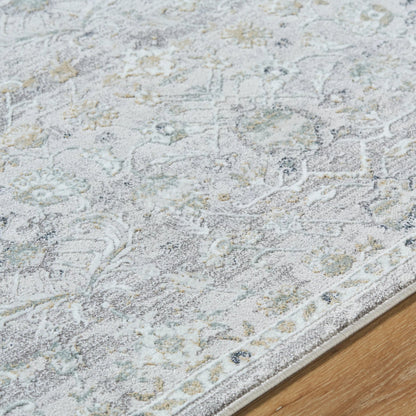 Lorenz LTZ-2301 Rug by Livabliss in light sage, light gray, gray, ivory, sage. Made from polypropylene, polyester in a unique style.