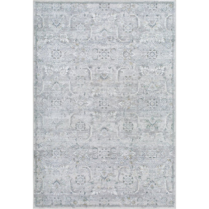 Lorenz 557261 Rug by Livabliss in light sage, ivory, light gray, gray, sage. Made from polypropylene, polyester in a unique style.