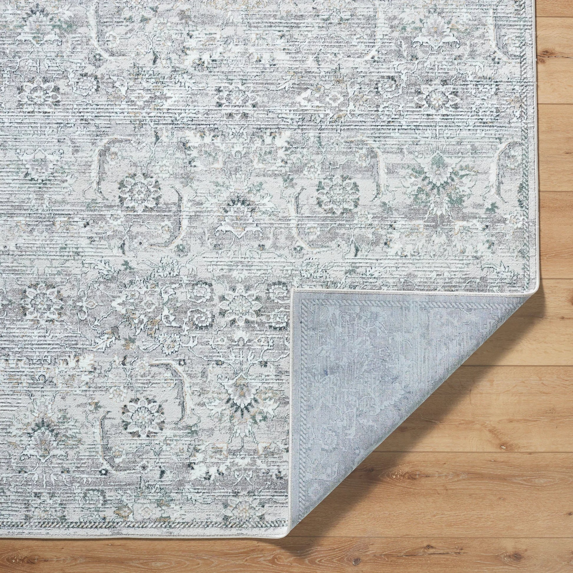 Lorenz 557261 Rug by Livabliss in light sage, ivory, light gray, gray, sage. Made from polypropylene, polyester in a unique style.