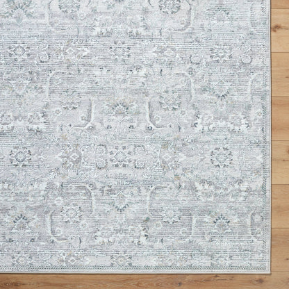 Lorenz 557261 Rug by Livabliss in light sage, ivory, light gray, gray, sage. Made from polypropylene, polyester in a unique style.