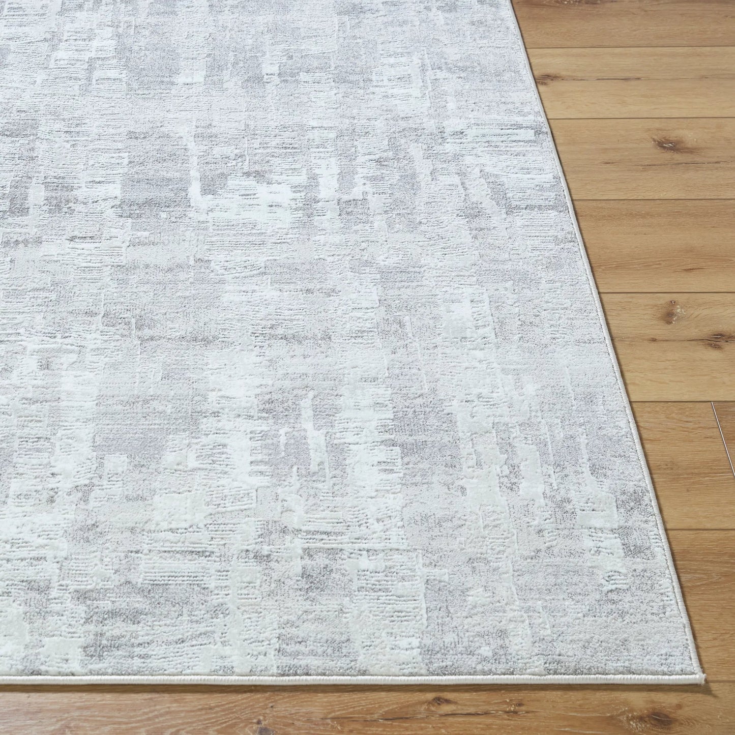 003 SI-2246000,SI-2246001,SI-2246002 | Closeup | Lorenz 557271 Rug by Livabliss in light sage, ivory, light gray, gray. Made from polypropylene, polyester in a unique style.