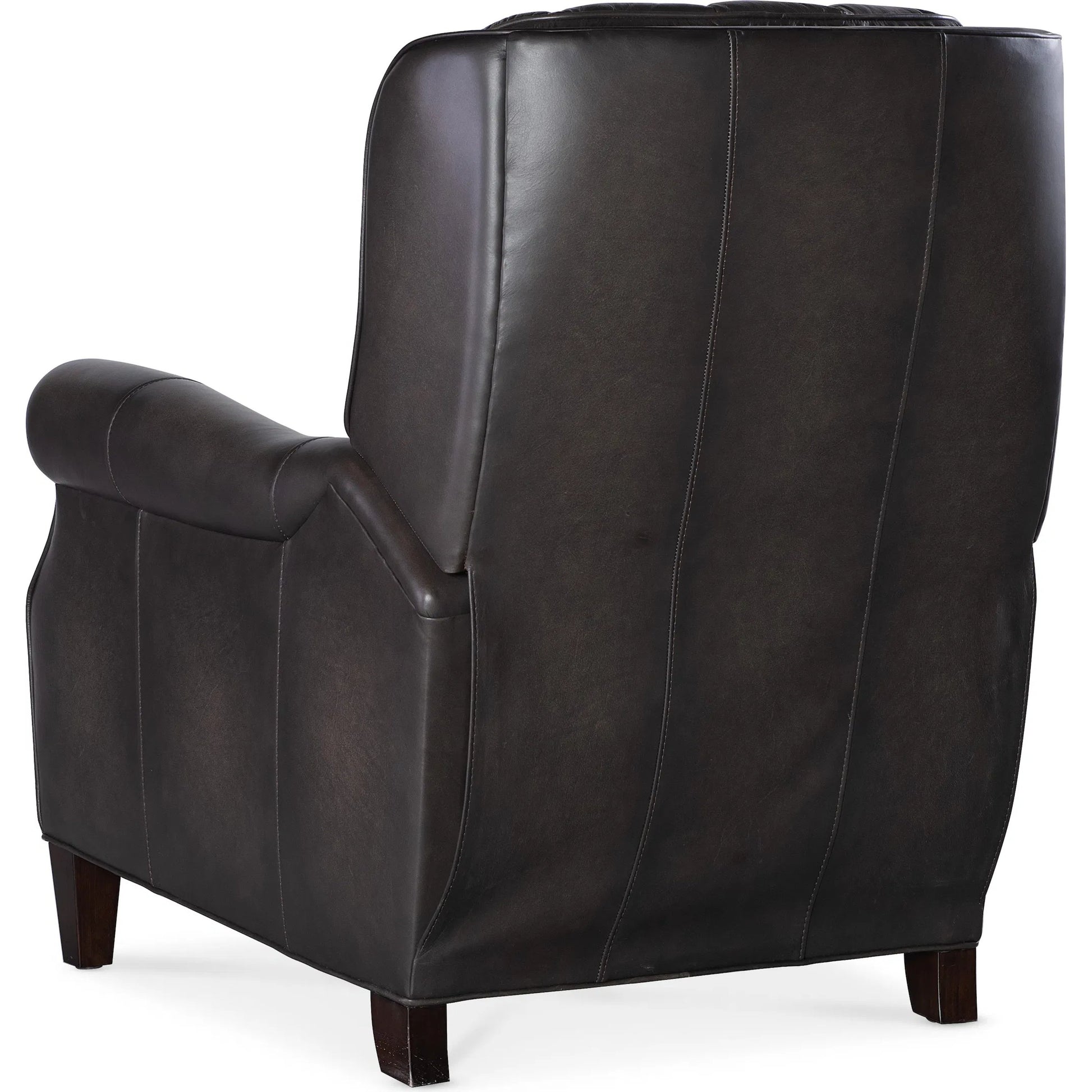 Palmer Press Back Recliner by Hooker Furniture in dark wood. Made from unique in a traditional style.