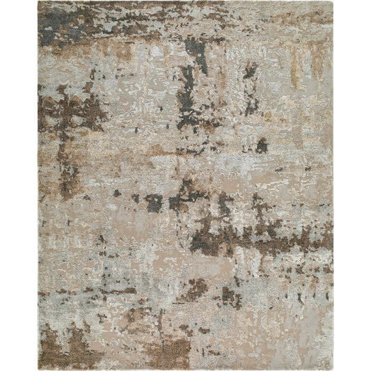Lukla LUA-2307 Rug by Surya in beige, taupe, charcoal, cream, sandstone. Made from viscose, wool in a unique style.