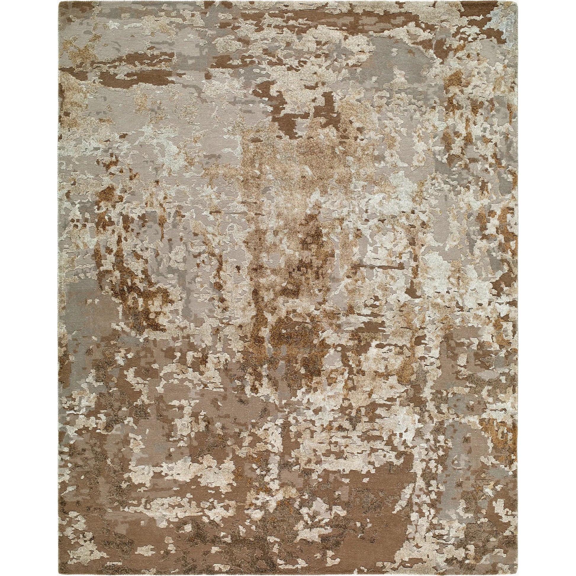 Lukla LUA-2308 Rug by Surya in taupe, sandstone, ivory, chestnut, slate. Made from viscose, wool in a unique style.