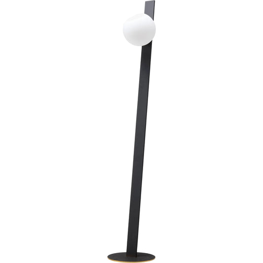 Lubango Accent Floor Lamp by Surya in black. Made from iron, glass in a modern style.