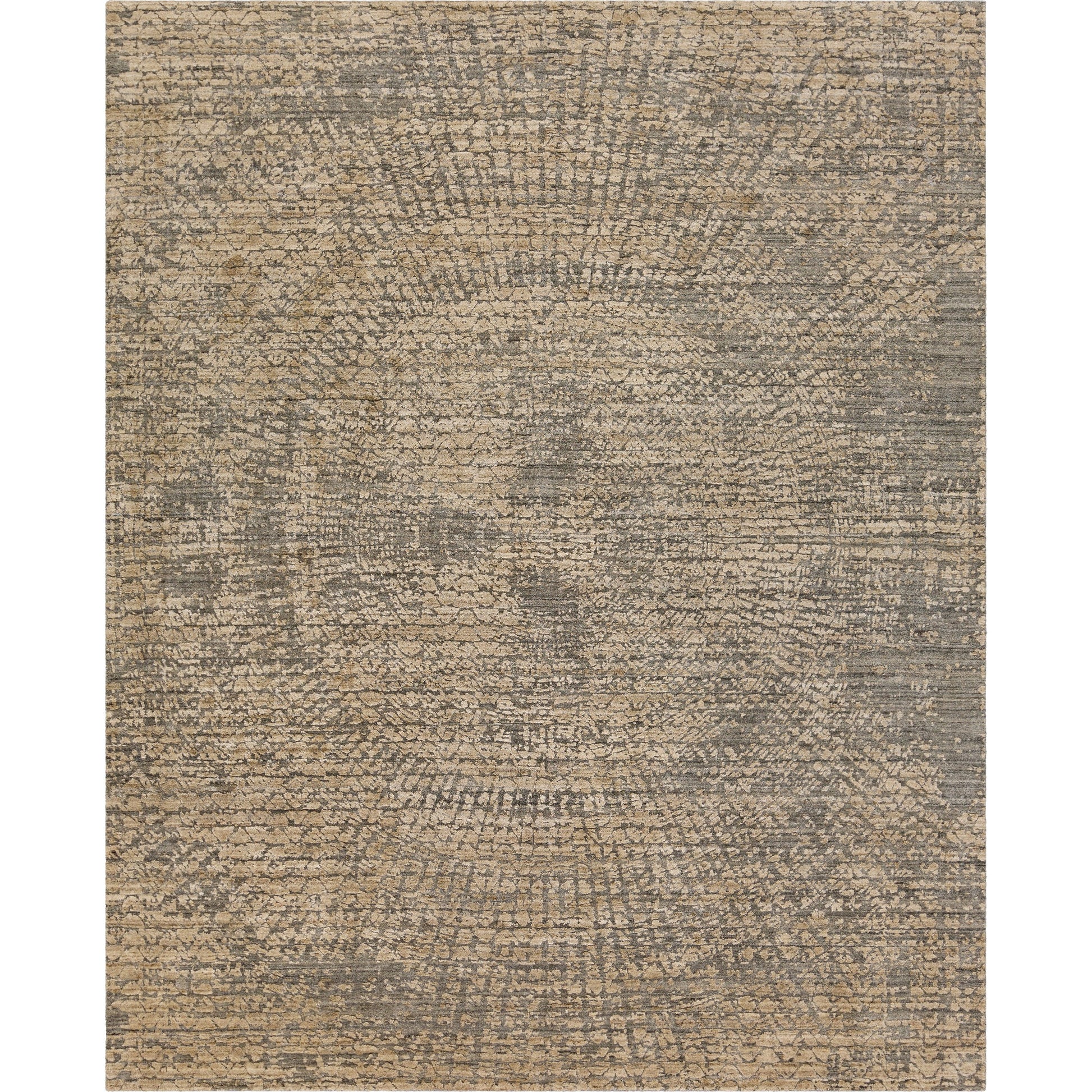 Lucknow Rug - 24186 by Surya in black, gray, mustard, beige. Made from 75% viscose, 25% wool in a unique style.