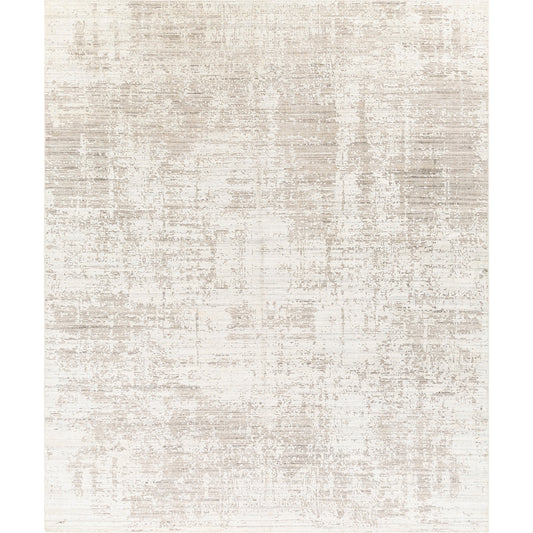 Lucknow Rug - 26921 by Surya in medium gray, oatmeal, taupe, charcoal. Made from 75% viscose, 25% wool in a unique style.