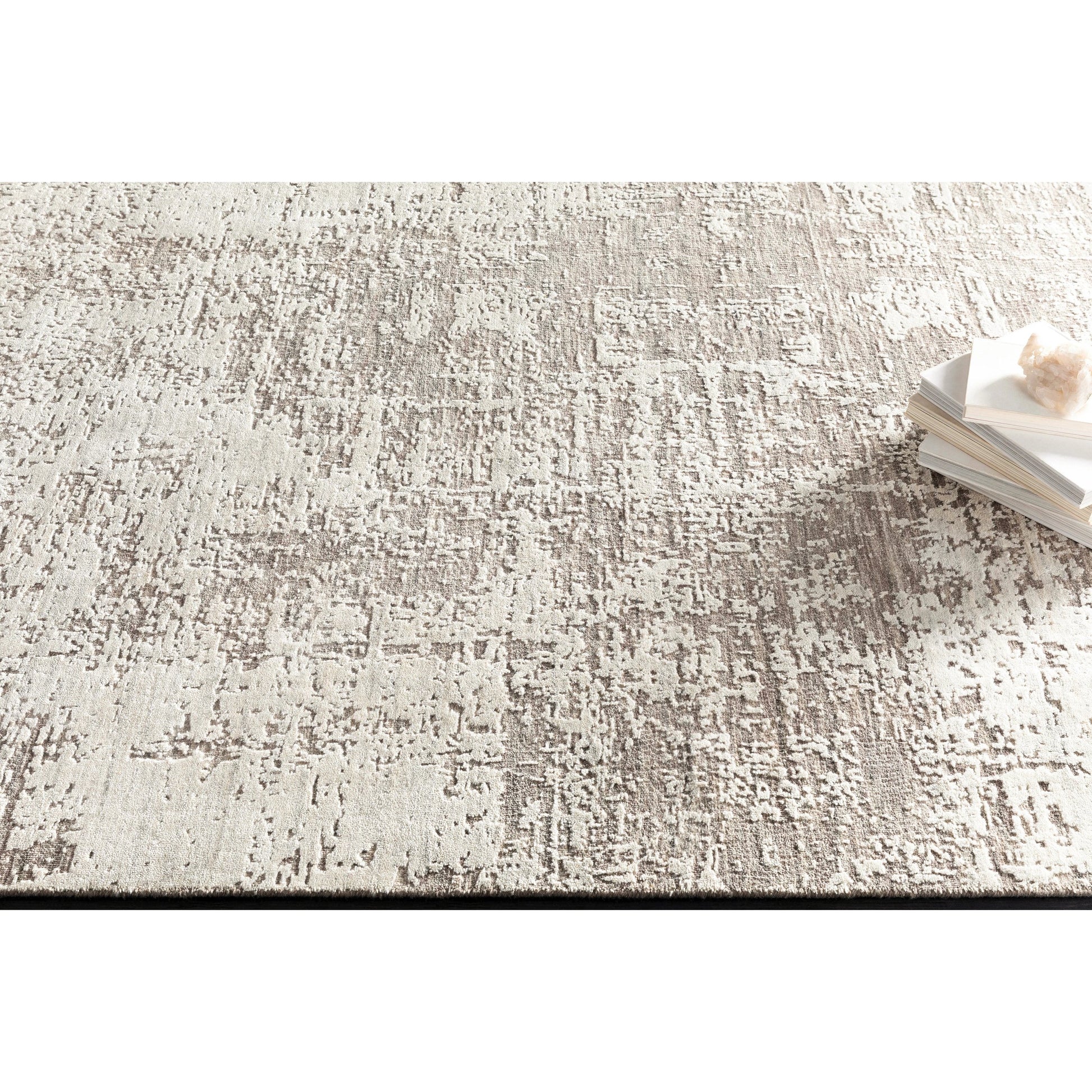 Lucknow Rug - 26921 by Surya. Made from 75% viscose, 25% wool in a unique style.