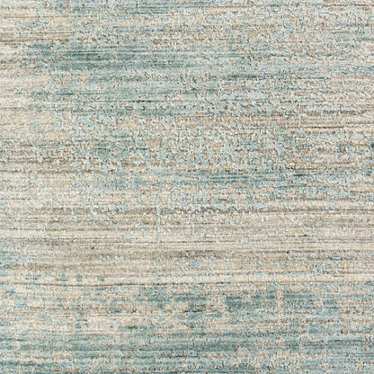 Lucknow Rug - 26922 by Surya in medium gray, taupe, charcoal, slate, deep teal. Made from 75% viscose, 25% wool in a unique style.