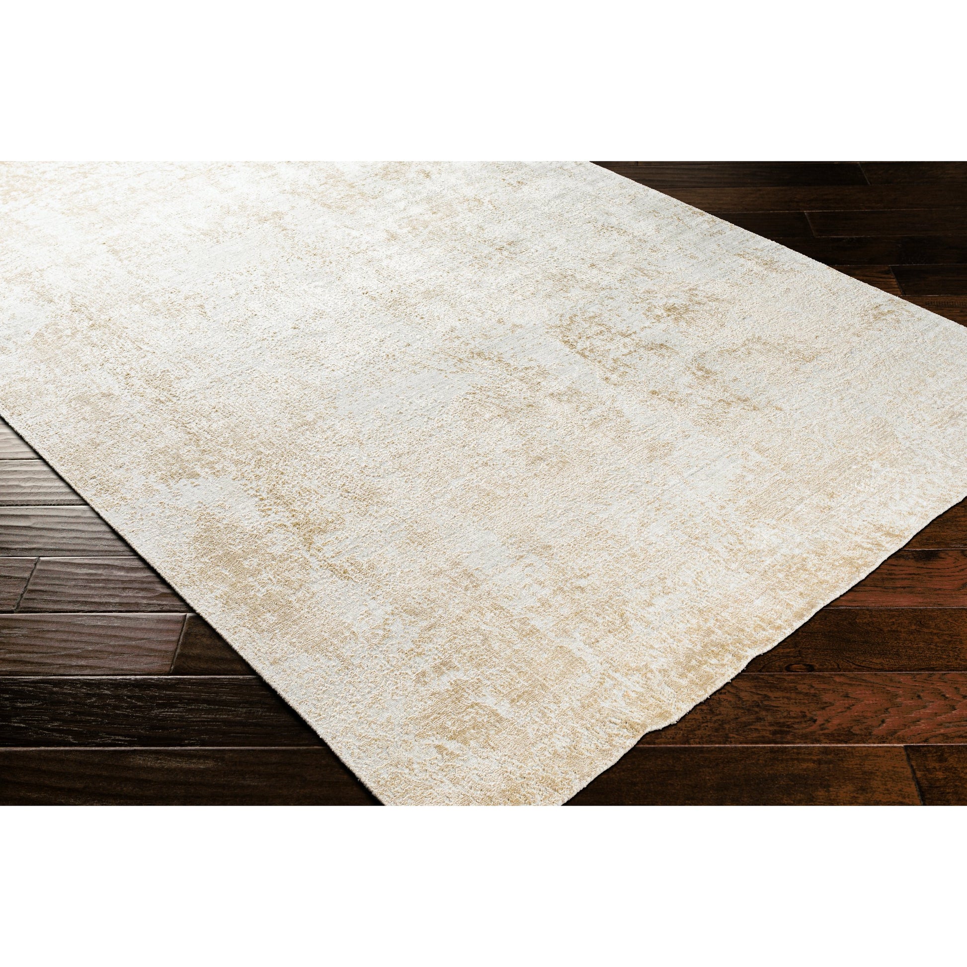 Lucknow Rug - 26923 by Surya in light beige, oatmeal. Made from 75% viscose, 25% wool in a unique style.