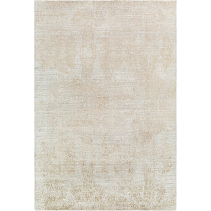 Lucknow Rug - 26923 by Surya in light beige, oatmeal. Made from 75% viscose, 25% wool in a unique style.
