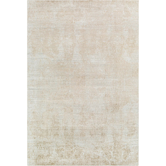 Lucknow Rug - 26923 by Surya in light beige, oatmeal. Made from 75% viscose, 25% wool in a unique style.