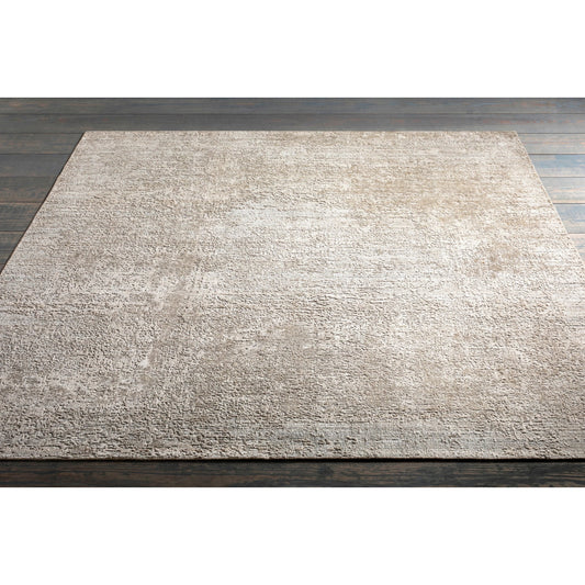 Lucknow Rug - 26924 by Surya in taupe, medium gray. Made from 75% viscose, 25% wool in a unique style.
