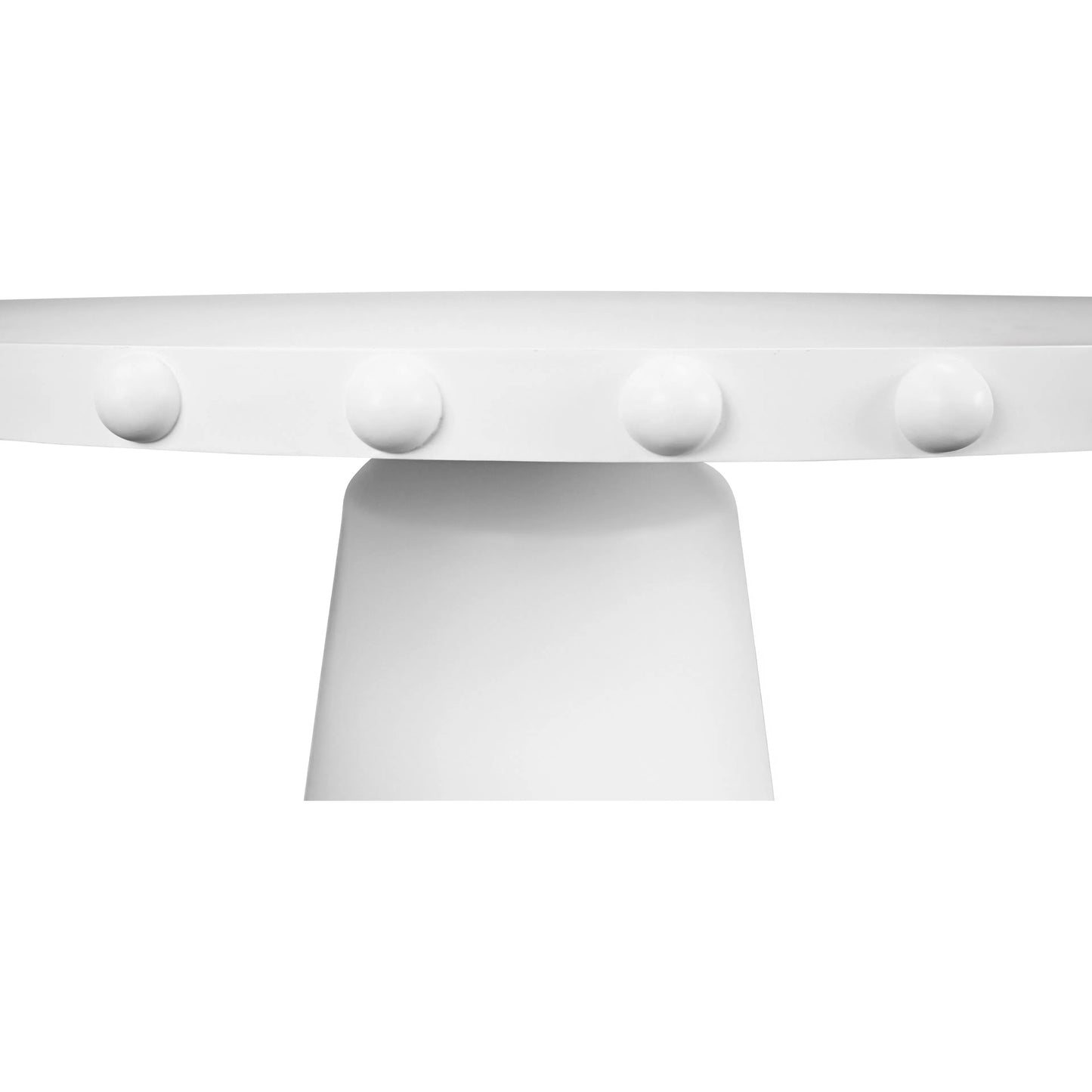 003 SI-2538658 | Closeup | Lucian Round Dining Table by Worlds Away. Made from unique in a unique style.