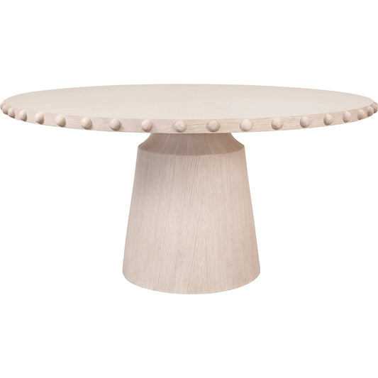 Lucian Round Dining Table by Worlds Away. Made from unique in a unique style.