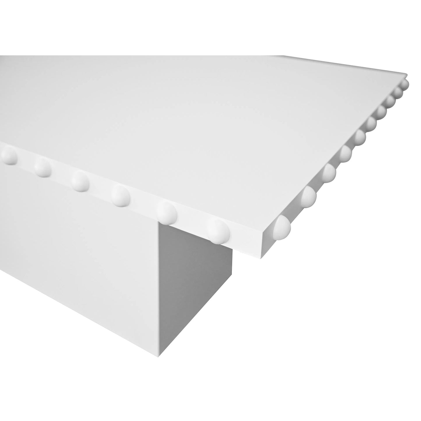 005 SI-2538660 | Closeup | Lucian Dining Table by Worlds Away. Made from unique in a unique style.