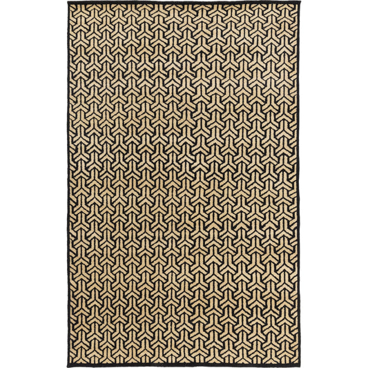 Ludlow Rug - 13106 by Surya in black, mustard. Made from 100% viscose in a unique style.