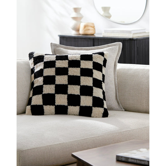 Lukas Pillow - 481439 by Surya. Made from front: 80% wool, 20% cotton, back: 100% cotton in a modern style.