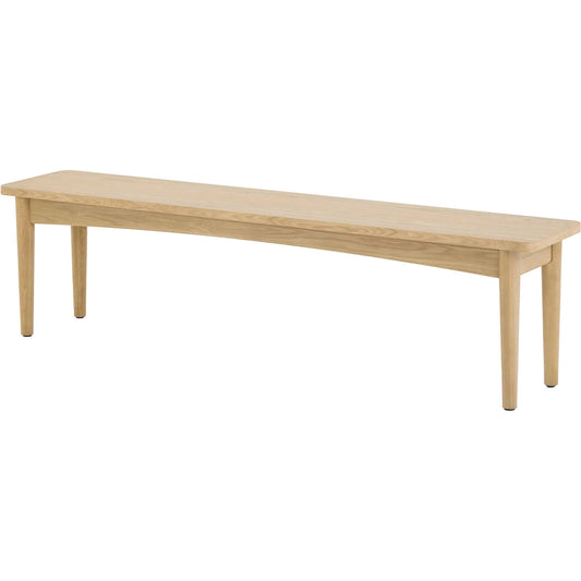 Lumina Bench by LH Imports in beige and natural. Made from solid oak, oak veneer, mdf in a unique style.