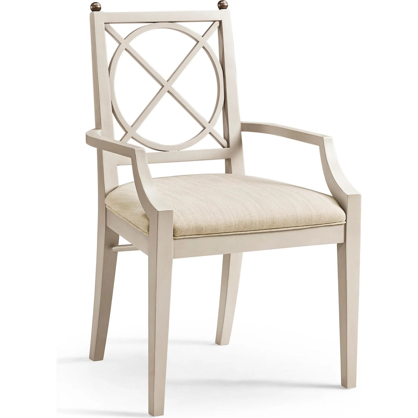 004 SI-2462602 | Additional Silo | Orion Arm Chair (Set of 2) by Jonathan Charles in london mist. Made from acacia in a transitional style.