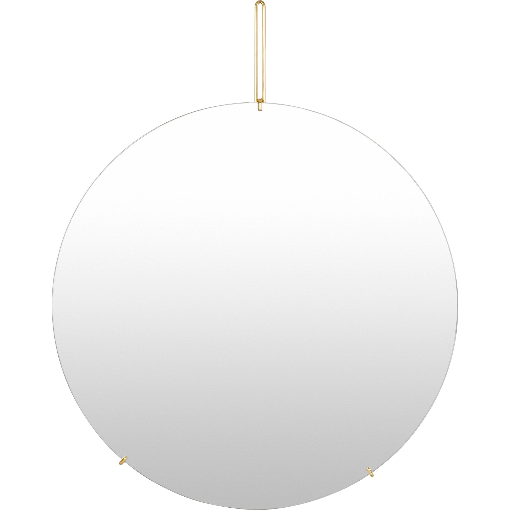 Lunar Mirror - 32284 by Livabliss in frame: gold and painted. Made from frame: stainless steel, frame (substrate): manufactured wood in a modern style.