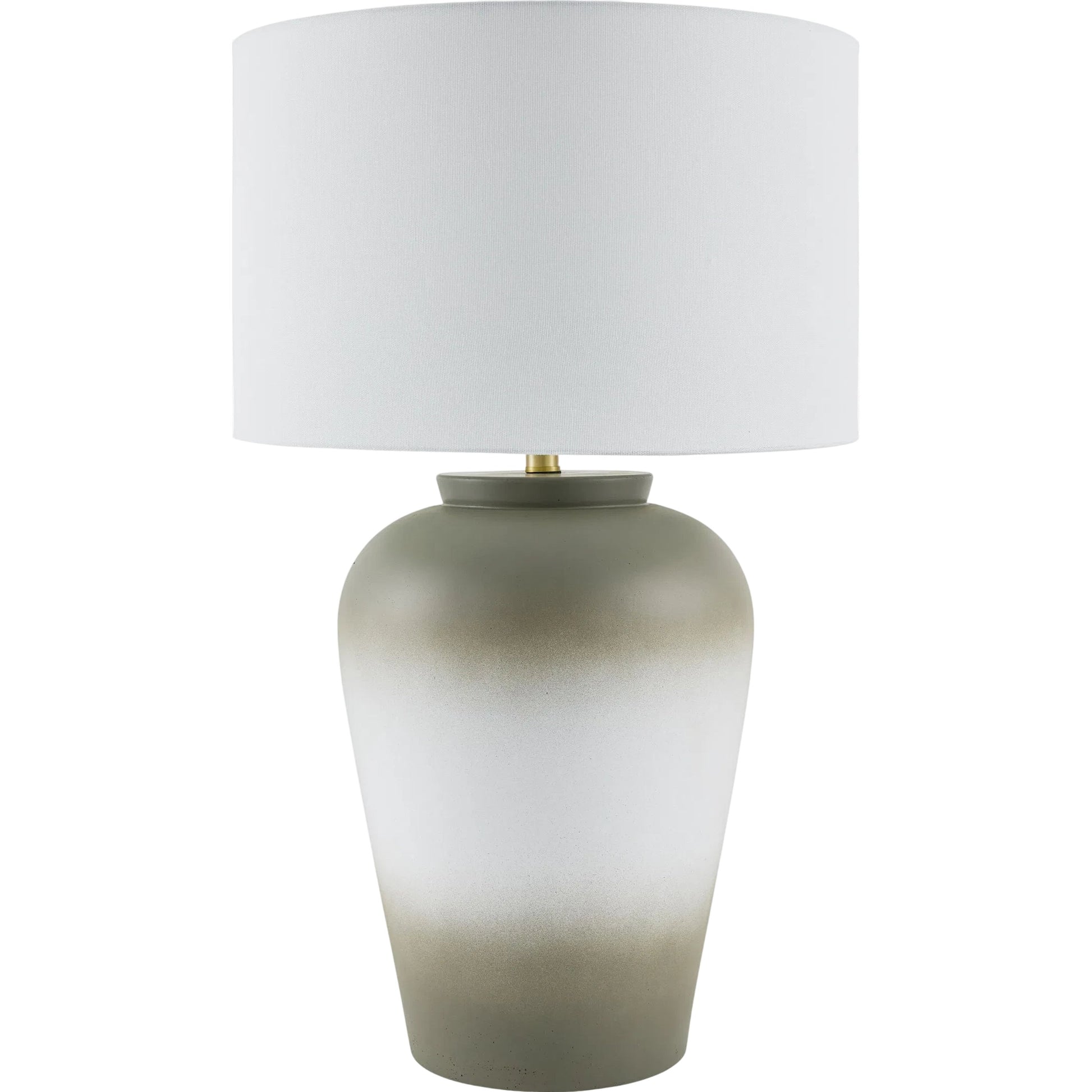 Lucero Accent Table Lamp by Surya. Made from ceramic, iron, linen, polyester in a unique style.