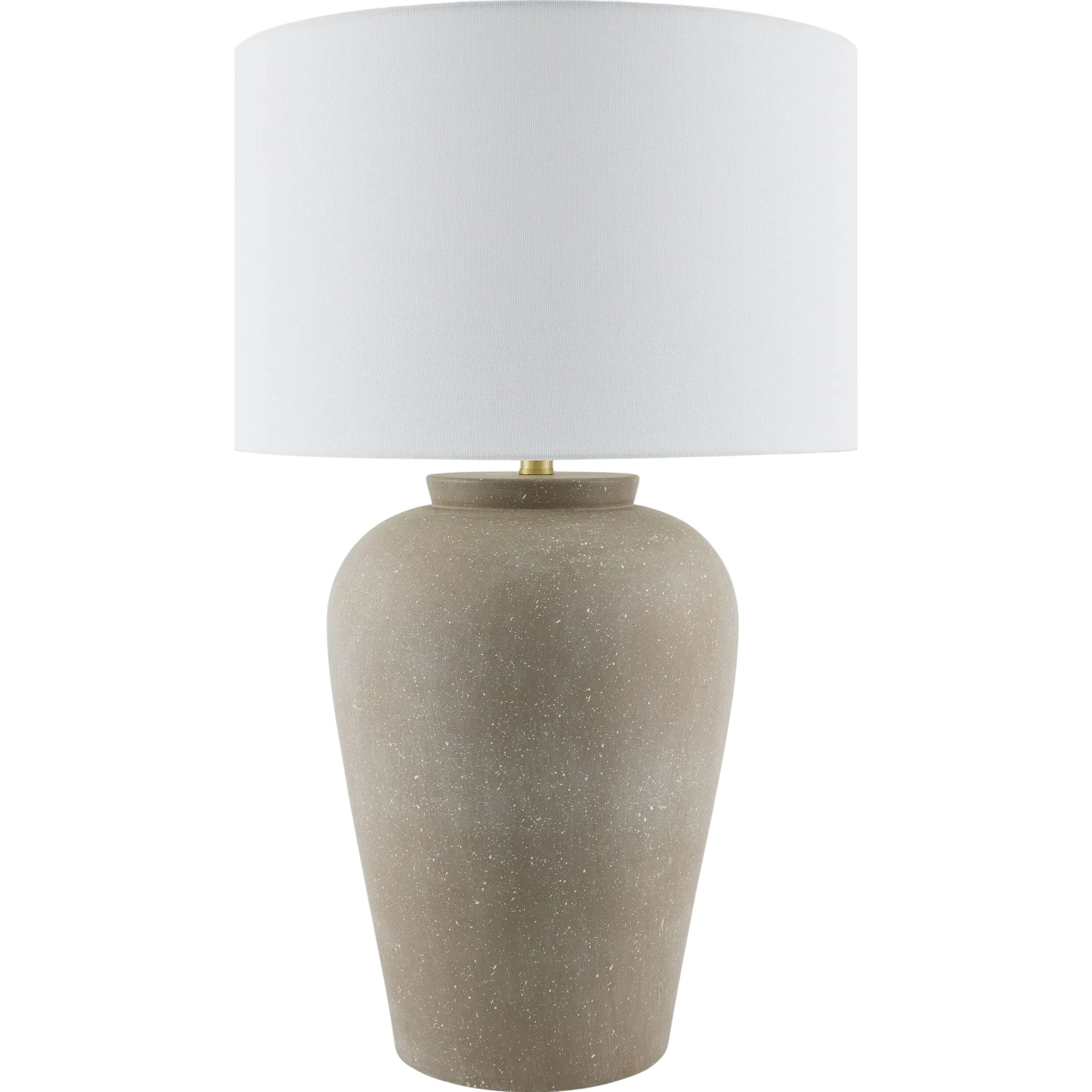 Lucero Accent Table Lamp by Surya. Made from ceramic, iron, linen, polyester in a unique style.