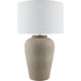 Lucero Accent Table Lamp by Surya. Made from ceramic, iron, linen, polyester in a unique style.