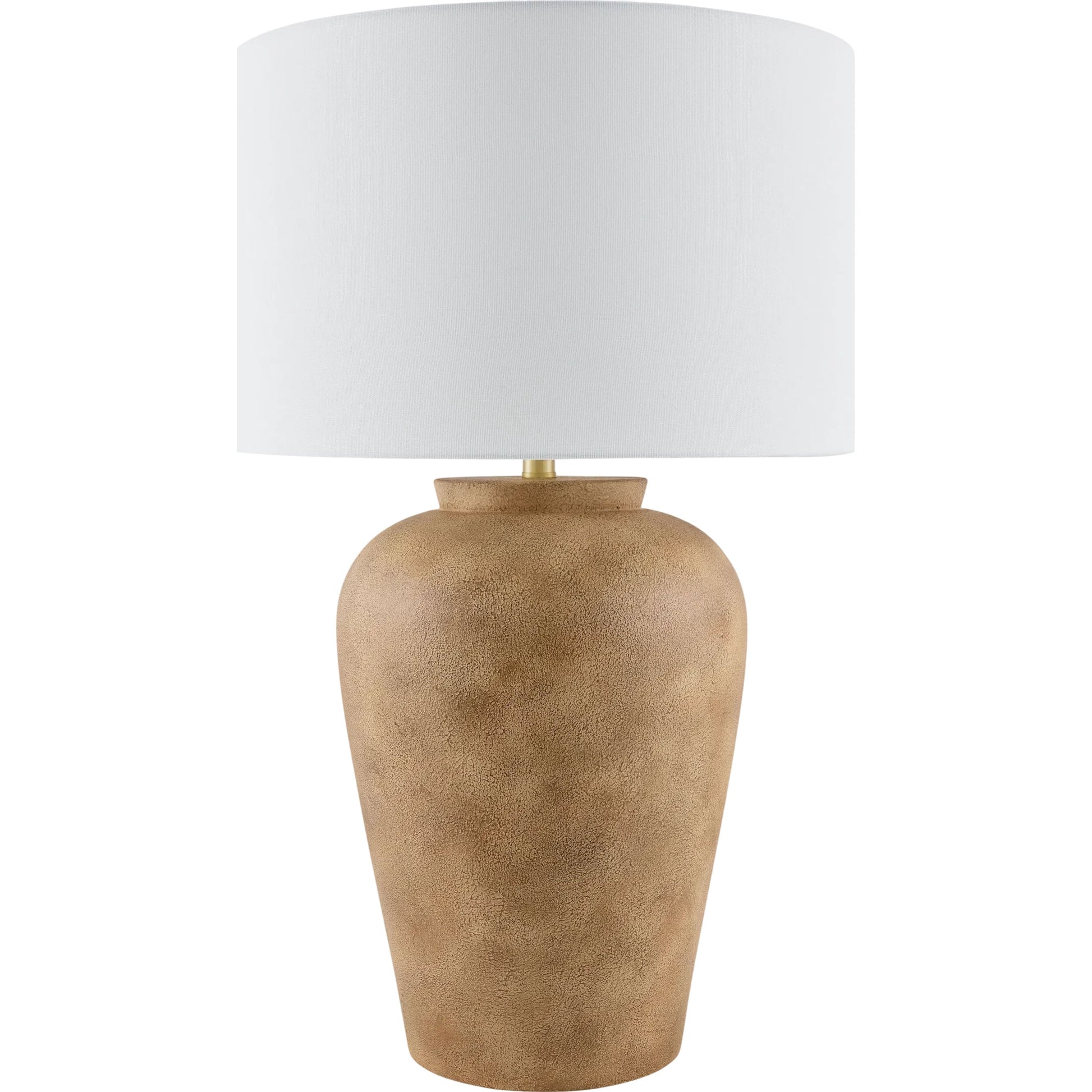 Lucero Accent Table Lamp by Surya. Made from ceramic, iron, linen, polyester in a unique style.