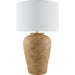 Lucero Accent Table Lamp by Surya. Made from ceramic, iron, linen, polyester in a unique style.