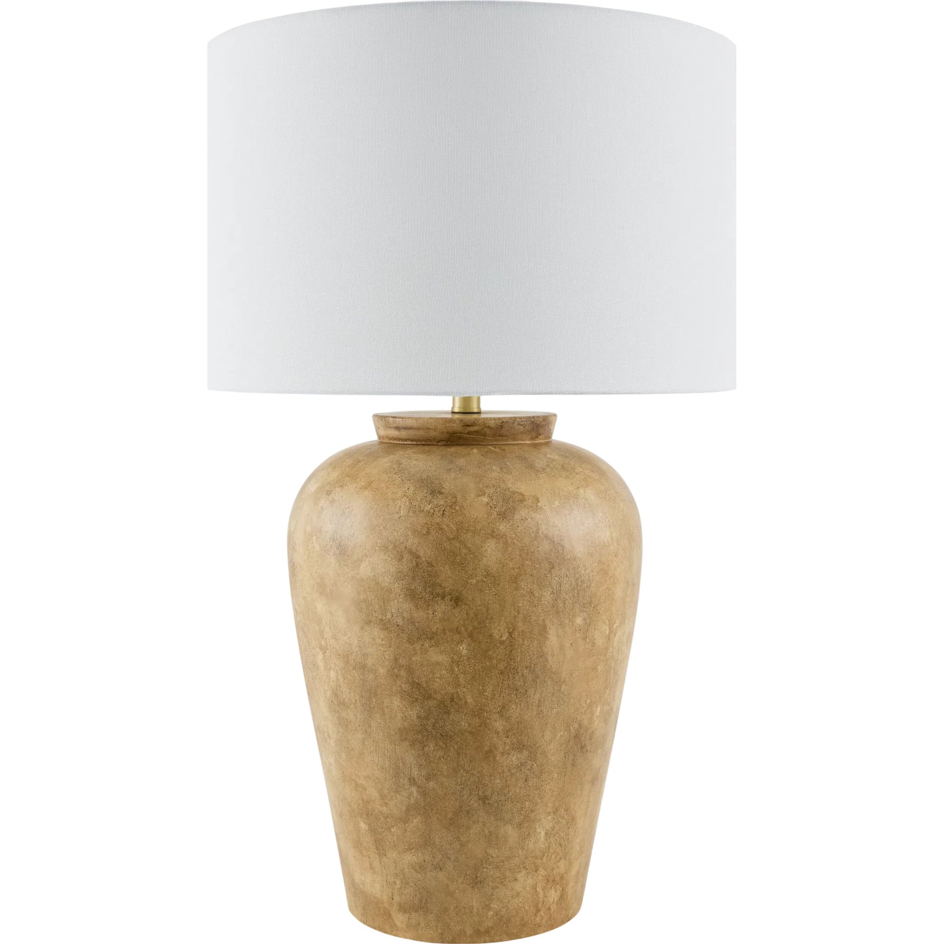 Lucero Accent Table Lamp by Surya. Made from ceramic, iron, linen, polyester in a unique style.
