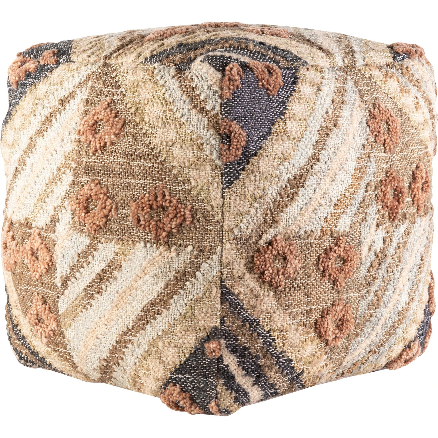 002 SI-1885401 | Additional Silo | Luanda - 30029 by Surya in dark brown, light beige. Made from 70% jute, 20% wool, 10% cotton, 100% polybeads, 100% cotton in a eclectic & global style.