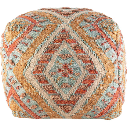 Luanda - 34065 by Surya in aqua, light beige. Made from 70% jute, 20% wool, 10% cotton, 100% polybeads, 100% cotton in a eclectic & global style.