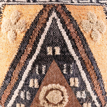 Luanda - 32109 by Surya in black, light beige. Made from 70% jute, 20% wool, 10% cotton, 100% polybeads, 100% cotton in a eclectic & global style.