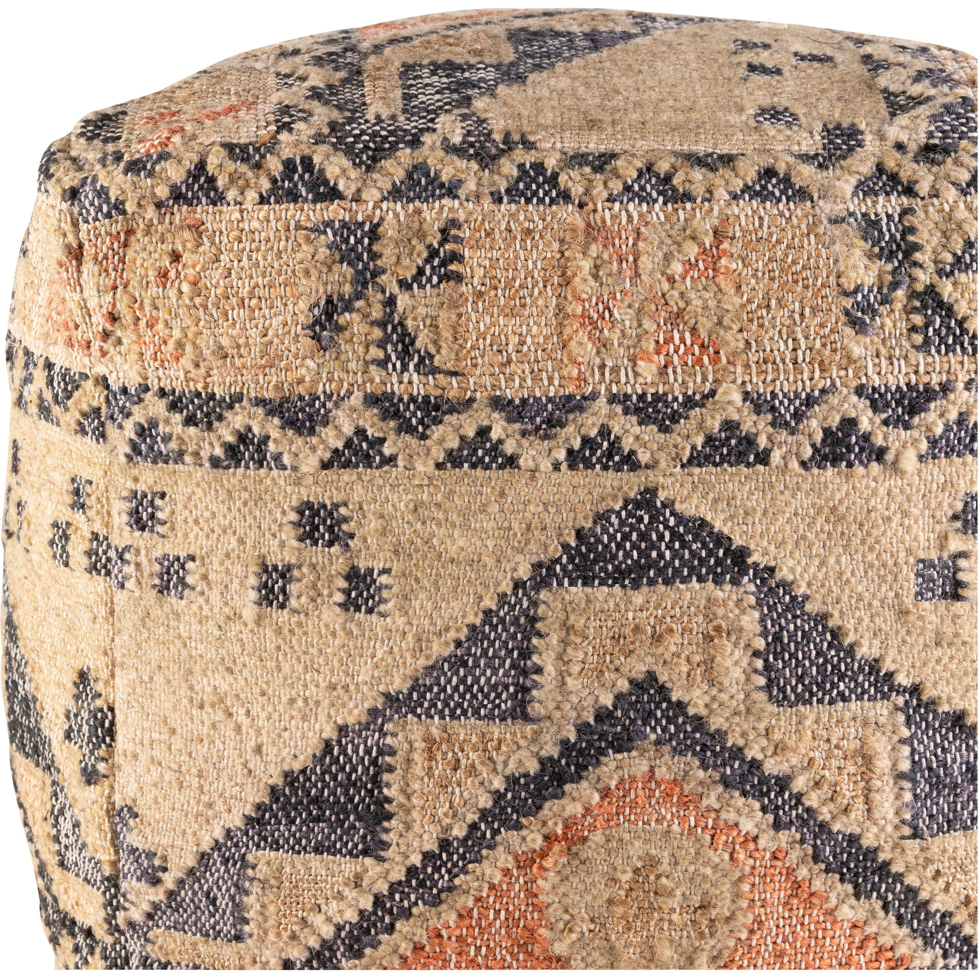 Luanda - 34224 by Surya in black, light beige. Made from 70% jute, 20% wool, 10% cotton, 100% polybeads, 100% cotton in a eclectic & global style.