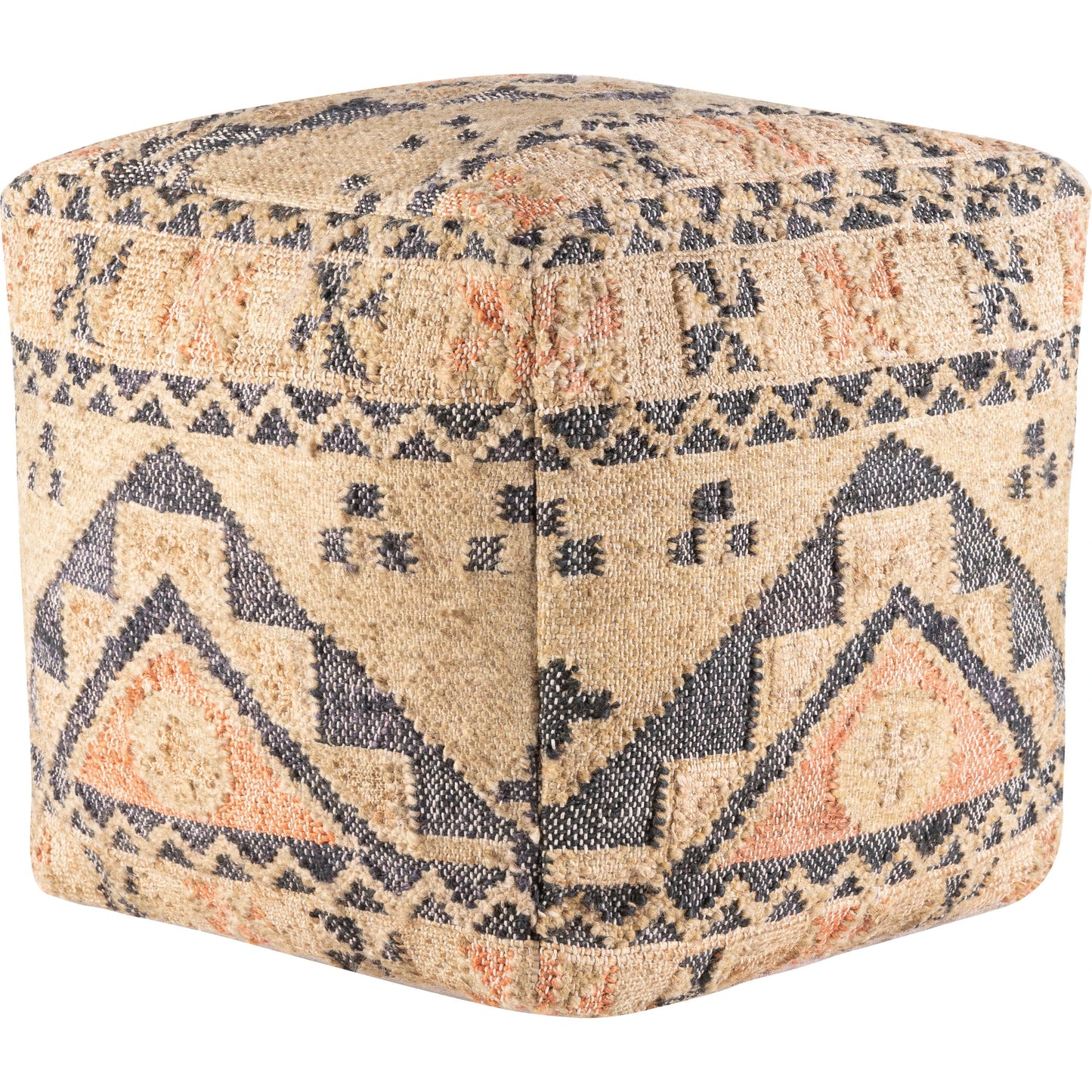 002 SI-1885404 | Additional Silo | Luanda - 34224 by Surya in black, light beige. Made from 70% jute, 20% wool, 10% cotton, 100% polybeads, 100% cotton in a eclectic & global style.